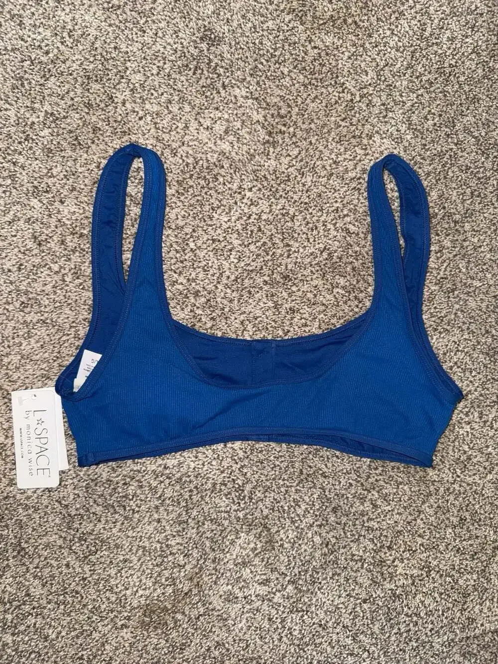 L*Space The Robbie Top Bikini Size L Indigo